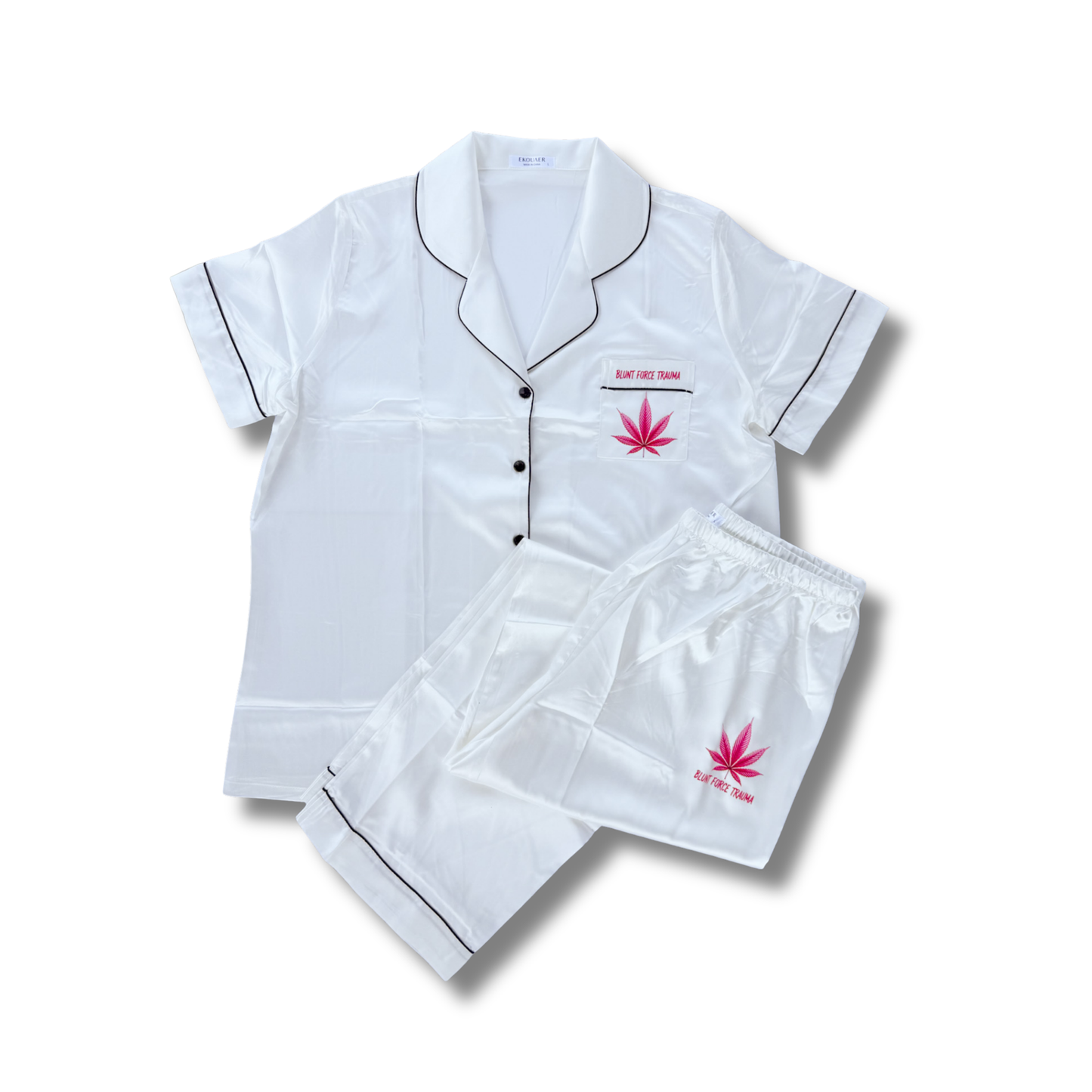 Lit Lounge Silk Pajama Set - Pants
