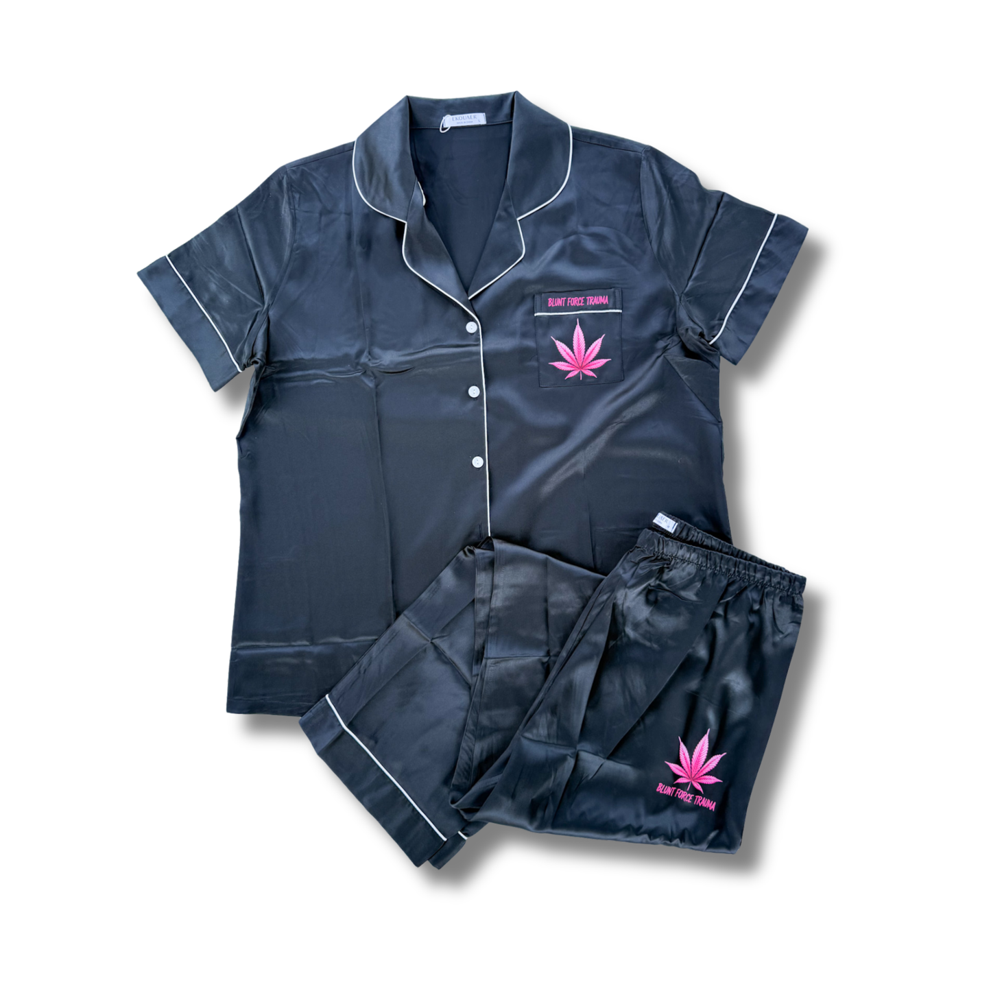 Lit Lounge Silk Pajama Set - Pants