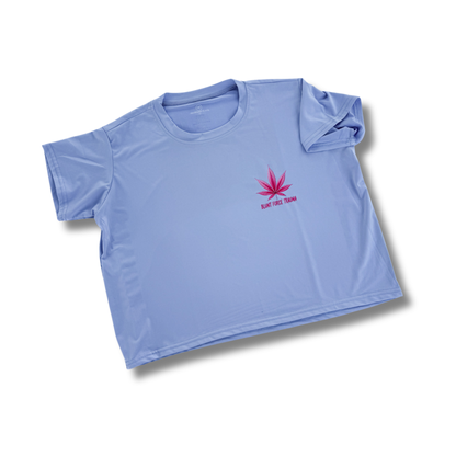 Canna-Queen Crop Tee